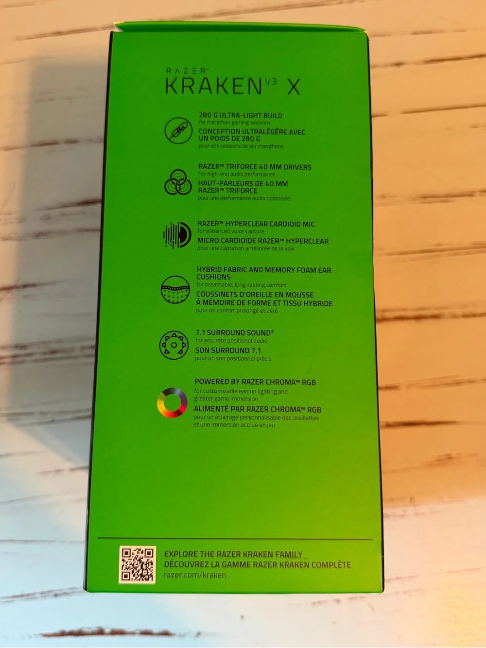 New Razer Kraken V3 X Wired USB Gaming Headset for PC MAC PLAYSTATION
